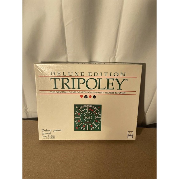 1989 Deluxe Edition Tripoley•Michigan Rummy, Hearts & Poker - Picture 1 of 4